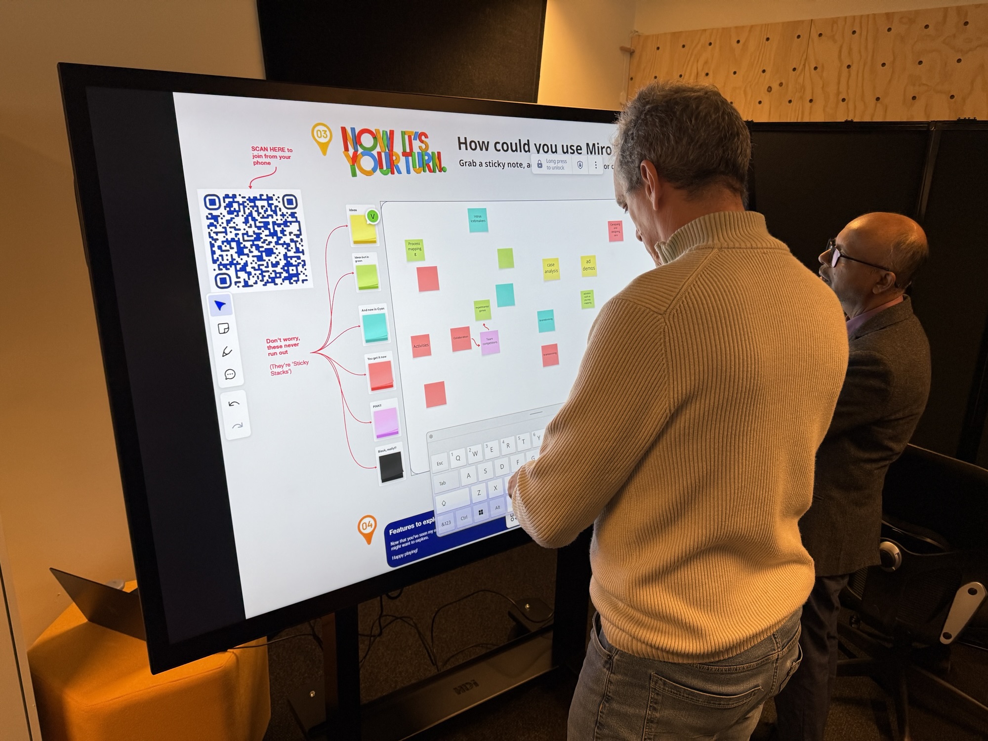 Miroception: Using Miro to teach academics how to use Miro